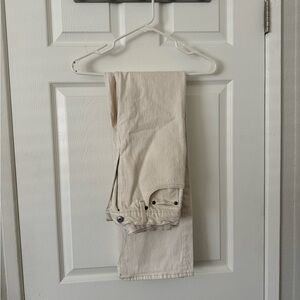 Abercrombie & Fitch 90s Straight Relaxed Jean High Rise in “Stone”